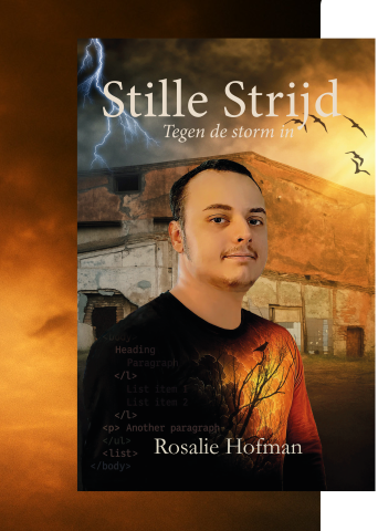 boek: stille strijd — tegen de storm in